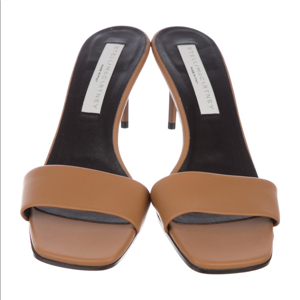 Stella McCartney heeled slides perfect condition!!! Brown, in 8.5